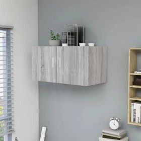 Armario de pared madera de ingeniería gris Sonoma 80x39x40 cm en Estanterías | Comprar online en Foru.es