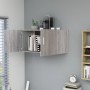 Armario de pared madera de ingeniería gris Sonoma 80x39x40 cm en Estanterías | Comprar online en Foru.es