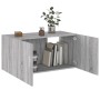 Armario de pared madera de ingeniería gris Sonoma 80x39x40 cm en Estanterías | Comprar online en Foru.es