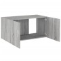 Armario de pared madera de ingeniería gris Sonoma 80x39x40 cm en Estanterías | Comprar online en Foru.es