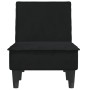 Sofá diván de terciopelo negro de vidaXL, Divanes - Ref: Foro24-352838, Precio: 155,90 €, Descuento: %
