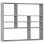 Estantería de pared madera ingeniería gris Sonoma 90x16x78 cm en Estanterías | Comprar online en Foru.es