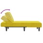 Sofá diván de terciopelo amarillo de vidaXL, Divanes - Ref: Foro24-352830, Precio: 124,81 €, Descuento: %
