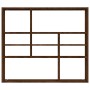 Estantería de pared madera ingeniería roble marrón 90x16x78 cm en Estanterías | Comprar online en Foru.es