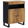 Aparador con 2 puertas madera maciza de mango 60x33x75 cm de vidaXL, Aparadores - Ref: Foro24-352916, Precio: 145,87 €, Descu...