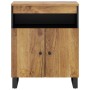 Aparador con 2 puertas madera maciza de mango 60x33x75 cm de vidaXL, Aparadores - Ref: Foro24-352916, Precio: 145,87 €, Descu...