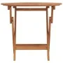 Mesa de jardín plegable madera maciza de teca Ø 85x75 cm de vidaXL, Mesas de jardín - Ref: Foro24-362619, Precio: 160,17 €, D...