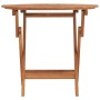 Mesa de jardín plegable madera maciza de teca Ø 85x75 cm de vidaXL, Mesas de jardín - Ref: Foro24-362619, Precio: 214,32 €, D...
