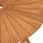 Mesa de jardín plegable madera maciza de teca Ø 85x75 cm de vidaXL, Mesas de jardín - Ref: Foro24-362619, Precio: 160,17 €, D...