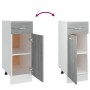 Mueble bajo con cajón "Lyon" gris Sonoma, 30 x 46 x 81,5 cm, madera de ingeniería, en Armarios de cocina | Comprar online en For