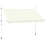 Toldo retráctil de operación manual 400 cm crema en Toldos | Comprar online en Foru.es