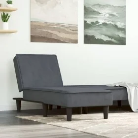 Diwansofa aus dunkelgrauem Samt von vidaXL, Tagesbetten - Ref: Foro24-352836, Preis: 158,89 €, Rabatt: %