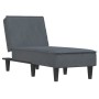 Sofá diván de terciopelo gris oscuro de vidaXL, Divanes - Ref: Foro24-352836, Precio: 161,79 €, Descuento: %
