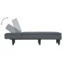 Sofá diván de terciopelo gris oscuro de vidaXL, Divanes - Ref: Foro24-352836, Precio: 158,89 €, Descuento: %