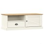 Mueble para TV VIGO madera maciza de pino blanco 106x40x40 cm de vidaXL, Muebles TV - Ref: Foro24-353176, Precio: 91,90 €, De...