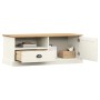 Mueble para TV VIGO madera maciza de pino blanco 106x40x40 cm de vidaXL, Muebles TV - Ref: Foro24-353176, Precio: 91,90 €, De...