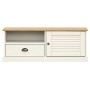 Mueble para TV VIGO madera maciza de pino blanco 106x40x40 cm de vidaXL, Muebles TV - Ref: Foro24-353176, Precio: 91,90 €, De...