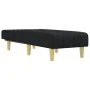 Sofá diván de tela negro de vidaXL, Divanes - Ref: Foro24-352821, Precio: 147,74 €, Descuento: %