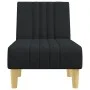 Sofá diván de tela negro de vidaXL, Divanes - Ref: Foro24-352821, Precio: 147,74 €, Descuento: %