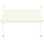 Toldo retráctil de operación manual 400 cm crema en Toldos | Comprar online en Foru.es