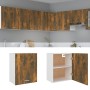Armario colgante "Lyon" de, roble ahumado, 50x31x60 cm, madera de ingeniería en Armarios de cocina | Comprar online en Foru.es