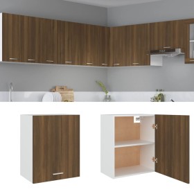 Armario colgante "Lyon" roble marrón 50x31x60 cm madera de ingeniería en Armarios de cocina | Comprar online en Foru.es