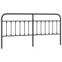 Kopfteil aus schwarzem Metall, 200 cm von vidaXL, Kopf- und Fußteile - Ref: Foro24-352616, Preis: 43,05 €, Rabatt: %