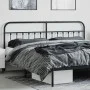 Kopfteil aus schwarzem Metall, 200 cm von vidaXL, Kopf- und Fußteile - Ref: Foro24-352616, Preis: 43,05 €, Rabatt: %