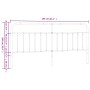 Cabecero de metal negro 200 cm de vidaXL, Cabeceros y pies de cama - Ref: Foro24-352616, Precio: 43,67 €, Descuento: %