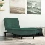Sofá diván de terciopelo verde oscuro de vidaXL, Divanes - Ref: Foro24-352846, Precio: 156,01 €, Descuento: %