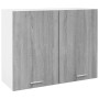 Armario colgante "Lyon" gris Sonoma 80x31x60 cm madera de ingeniería en Armarios de cocina | Comprar online en Foru.es