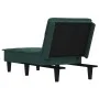 Sofá diván de terciopelo verde oscuro de vidaXL, Divanes - Ref: Foro24-352846, Precio: 156,01 €, Descuento: %