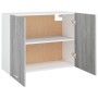 Armario colgante "Lyon" gris Sonoma 80x31x60 cm madera de ingeniería en Armarios de cocina | Comprar online en Foru.es