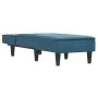 Sofá diván de terciopelo azul de vidaXL, Divanes - Ref: Foro24-352834, Precio: 134,31 €, Descuento: %