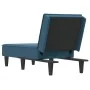 Sofá diván de terciopelo azul de vidaXL, Divanes - Ref: Foro24-352834, Precio: 134,31 €, Descuento: %