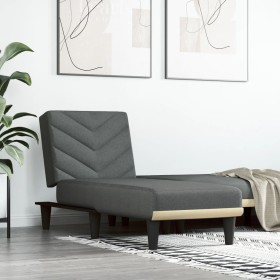 Sofá diván de tela gris oscuro de vidaXL, Divanes - Ref: Foro24-352854, Precio: 144,93 €, Descuento: %