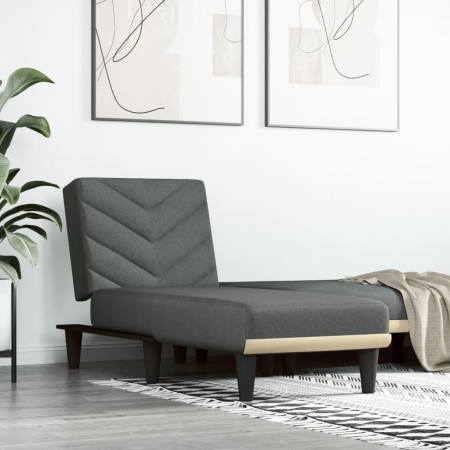 Sofá diván de tela gris oscuro de vidaXL, Divanes - Ref: Foro24-352854, Precio: 144,93 €, Descuento: %