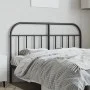 Black metal headboard 150 cm by vidaXL, Headboards and footboards - Ref: Foro24-353669, Price: 42,04 €, Discount: %