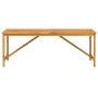 Mesa de comedor madera maciza de acacia 200x90x74 cm de vidaXL, Mesas de jardín - Ref: Foro24-362242, Precio: 254,38 €, Descu...