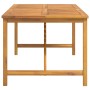 Mesa de comedor madera maciza de acacia 200x90x74 cm de vidaXL, Mesas de jardín - Ref: Foro24-362242, Precio: 264,01 €, Descu...