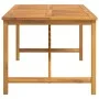 Mesa de comedor madera maciza de acacia 200x90x74 cm de vidaXL, Mesas de jardín - Ref: Foro24-362242, Precio: 254,38 €, Descu...