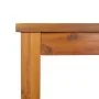 Mesa de comedor madera maciza de acacia 200x90x74 cm de vidaXL, Mesas de jardín - Ref: Foro24-362242, Precio: 254,38 €, Descu...