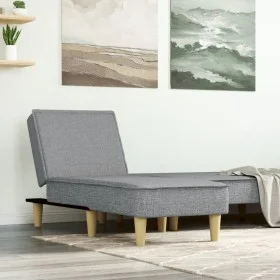 Sofá diván de tela gris claro de vidaXL, Divanes - Ref: Foro24-352831, Precio: 150,19 €, Descuento: %