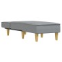 Sofá diván de tela gris claro de vidaXL, Divanes - Ref: Foro24-352831, Precio: 126,95 €, Descuento: %
