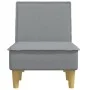 Sofá diván de tela gris claro de vidaXL, Divanes - Ref: Foro24-352831, Precio: 150,19 €, Descuento: %