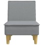 Sofá diván de tela gris claro de vidaXL, Divanes - Ref: Foro24-352831, Precio: 126,95 €, Descuento: %