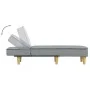 Sofá diván de tela gris claro de vidaXL, Divanes - Ref: Foro24-352831, Precio: 150,19 €, Descuento: %
