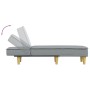Sofá diván de tela gris claro de vidaXL, Divanes - Ref: Foro24-352831, Precio: 126,95 €, Descuento: %