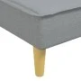 Sofá diván de tela gris claro de vidaXL, Divanes - Ref: Foro24-352831, Precio: 150,19 €, Descuento: %