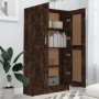 Armario libros madera contrachapada roble humo 82,5x30,5x150 cm en Librerías y estanterías | Comprar online en Foru.es